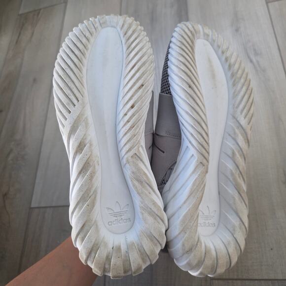 adidas Originals Tubular Doom Winter Grey Primeknit Sock Trainers Men Sz 10.5 US - Picture 12 of 14